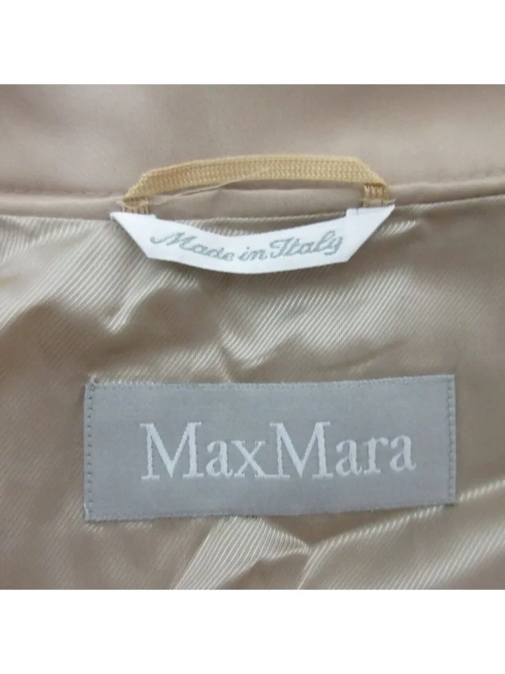 Max Mara with Belt Wrap Coat Spring Beige